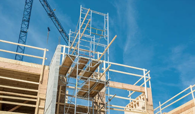 Bouwplaats onder handen werk